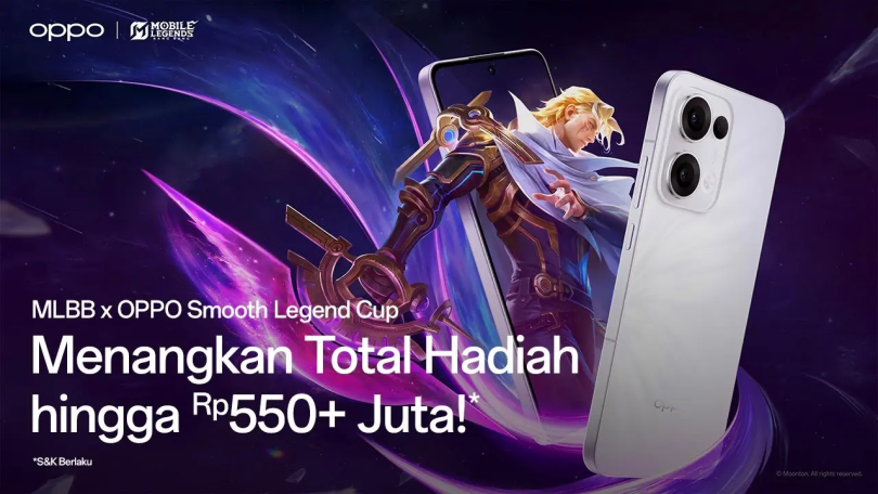 Total Hadiah Rp 550 Juta! Oppo Gelar Kompetisi Game MLBB